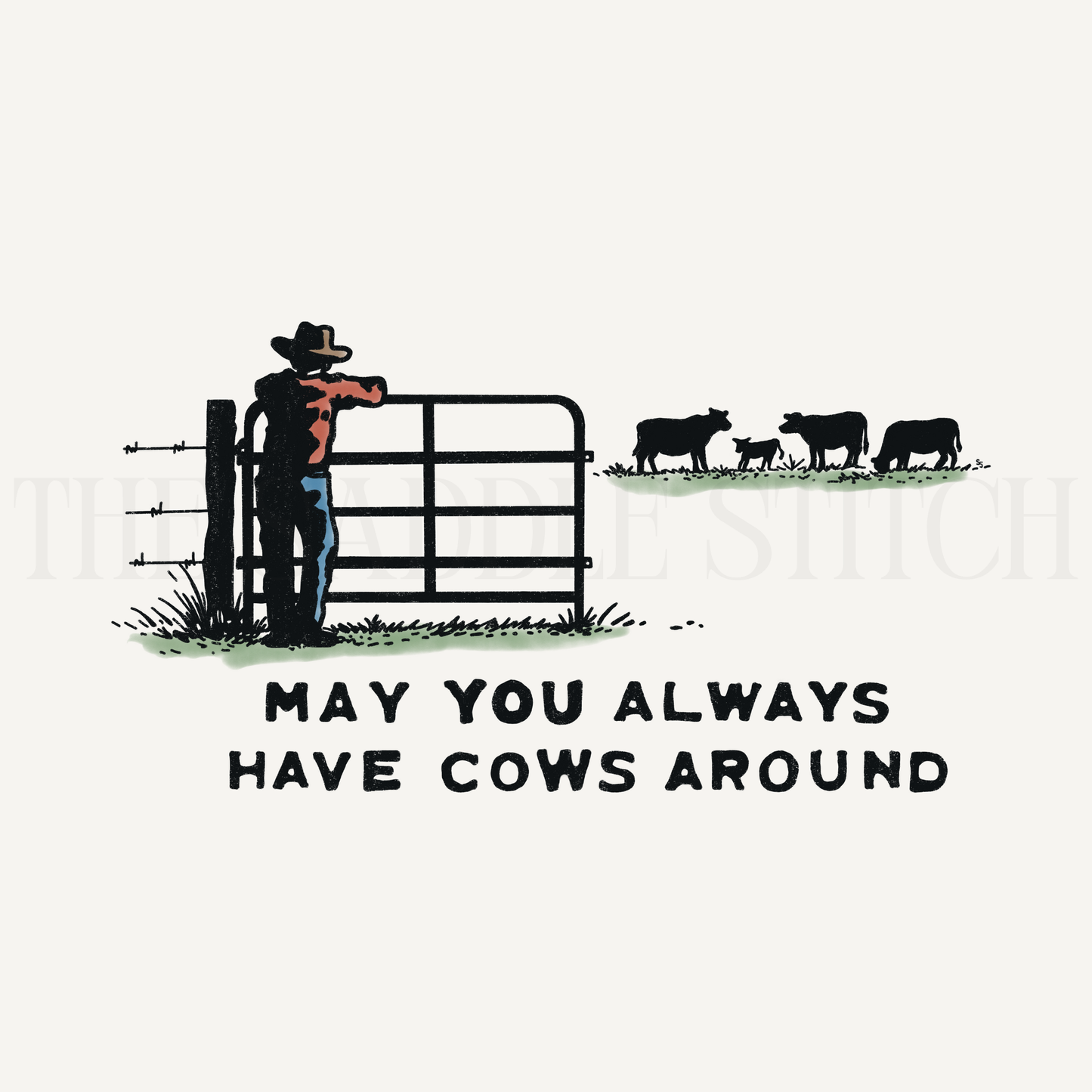 May You Always Have Cows Around Wall Art